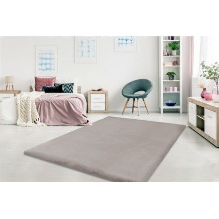 Tapis de salon - 160x230cm - Uni / Faux-uni taupe Heaven par Lalee