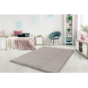 Tapis de salon - 160x230cm - Uni / Faux-uni taupe Heaven par Lalee