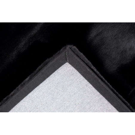 Tapis de salon - 160x230cm - Uni / Faux-uni noir Heaven par Lalee