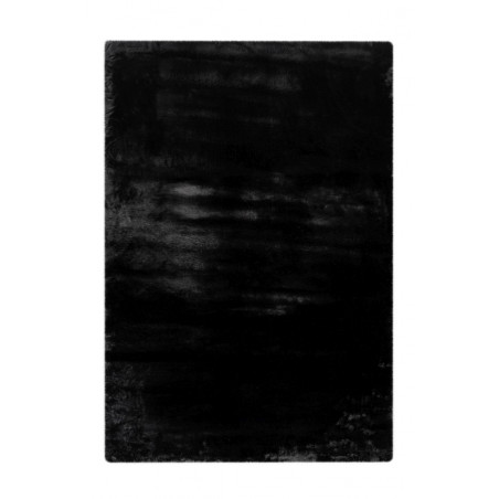 Tapis de salon - 160x230cm - Uni / Faux-uni noir Heaven par Lalee