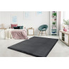 Tapis de salon - 160x230cm - Uni / Faux-uni gris graphite Heaven par Lalee