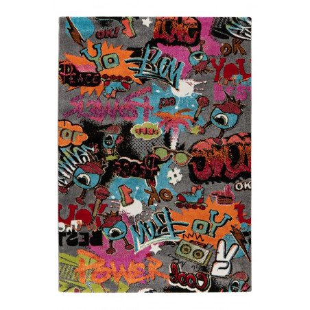 Tapis de salon - 120x170cm - Enfant multicolore Freestyle par Lalee