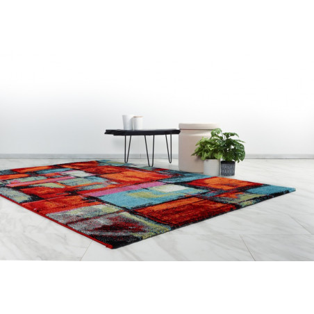 Tapis de salon - 120x170cm - Contemporain multicolore Freestyle par Lalee