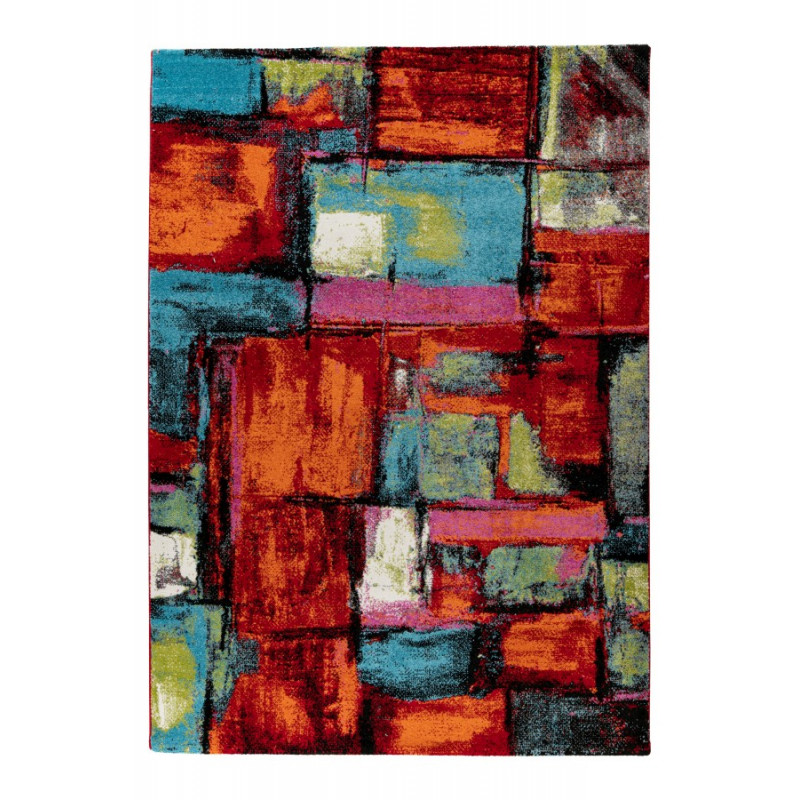 Tapis de salon - 120x170cm - Contemporain multicolore Freestyle par Lalee