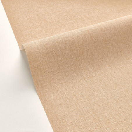 Papier peint vinyle sur intissé uni beige paille  LINEN - Linen par Caselio - 68521378