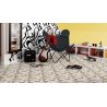 Sol Vinyle/PVC - 2m - parquet blanchi et noir et jaune TAXI - Iconik Confort par Tarkett