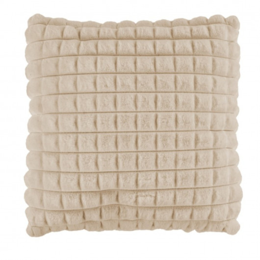 Coussin uni ivoire - 45x45...