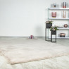 Tapis de salon - 120x170cm - Uni / Faux-uni taupe clair Heaven par Lalee