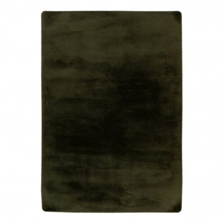Tapis de salon - 120x170cm - Uni / Faux-uni vert émeraude Heaven par Lalee