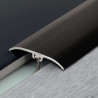 Seuil de porte invisible multi-niveaux - 93cm x 41mm - Noir brossé HARMONY par Dinac