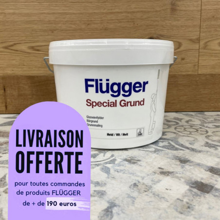Peinture sous-couche mur et plafond 3L blanc - Flutex par Flugger Peinture sous-couche mur et plafond 3L blanc - Flutex par Flugger