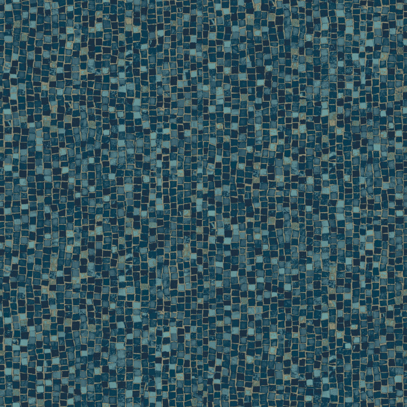 Papier peint expansé sur intissé mosaïque bleu et bleu marine REFLETS - Imprim'luxe par Ugepa - L78401 Papier peint expansé sur intissé mosaïque bleu et bleu marine REFLETS - Imprim'luxe par Ugepa - L78401