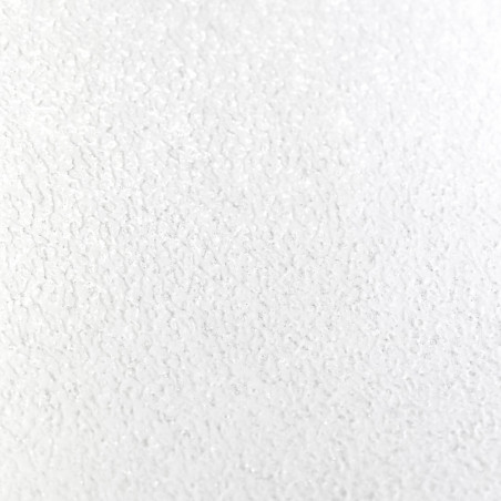 Papier peint standard uni blanc et pailletes grises BASIC - Castle par Ugepa - 350488