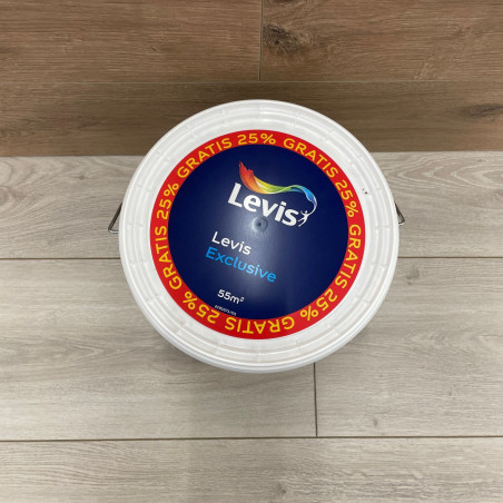 Peinture mur et plafond 4+1L gratuit blanc satin - Exclusive par Levis Peinture mur et plafond 4+1L gratuit blanc satin - Exclusive par Levis