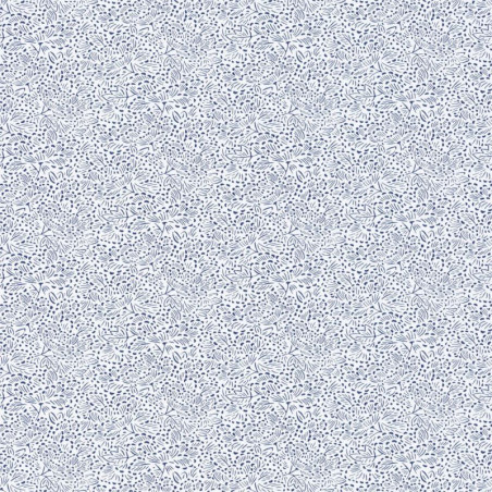 Papier peint intissé végétal bleu KONOHA - Hanami par Caselio - 100336622