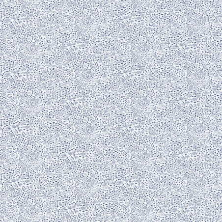 Papier peint intissé végétal bleu KONOHA - Hanami par Caselio - 100336622