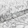 Papier peint intissé floral gris clair et argent SAKURA - Hanami par Caselio - 100349000