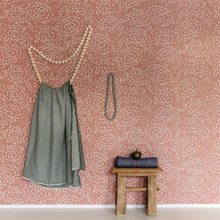 Papier peint intissé floral terracotta  HANA - Hanami par Caselio - 100353233