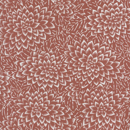 Papier peint intissé floral terracotta  HANA - Hanami par Caselio - 100353233
