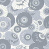 Papier peint intissé décor japonais bleu-gris et gris souris WAGAZA - Hanami par Caselio - 100329133