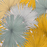 Papier peint intissé feuillage jaune et vert menthe COCONUT - Jungle par Caselio - 100046526