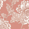Papier peint intissé floral blanc et cuivre ROMANCE - Dream Garden par Caselio - 102264049