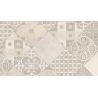 Sol Vinyle/PVC - 4m - carreaux de ciment rose poudré et gris ZARAGOZA TILE POWDER - Iconik Life par Tarkett