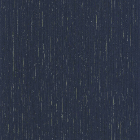 Papier peint intissé faux uni bleu nuit et doré UNI - Scarlett par Caselio - 100516119