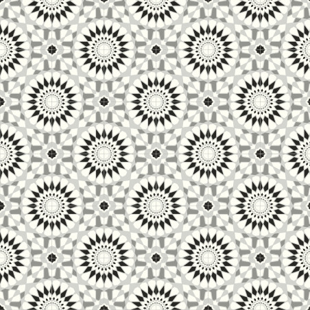 Sol Vinyle/PVC - 3m - carreaux de ciment noir et blanc VIDIMUS 597 Smart Colori par IVC Sol Vinyle/PVC - 3m - carreaux de ciment noir et blanc VIDIMUS 597 Smart Colori par IVC