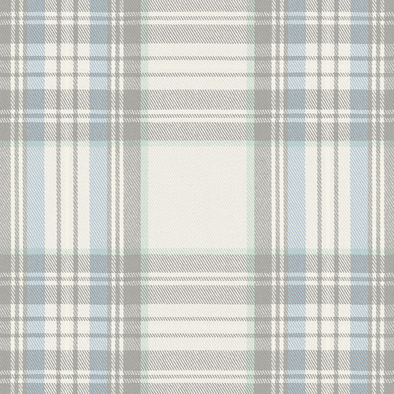 Sol Vinyle/PVC - 2m - tartan beige et bleu TWEED 592 Smart Younique par IVC