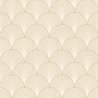 Papier peint vinyle sur intissé art déco beige et doré PROSPERITY - Elégance par Caselio - 105260010