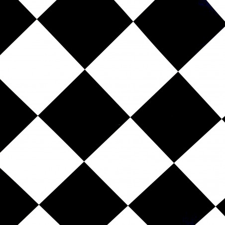 Sol Vinyle/PVC - 4m - carrelage damier noir et blanc YORK ARTIFACT T99 - ZEBRA par IVC