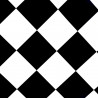 Sol Vinyle/PVC - 4m - carrelage damier noir et blanc YORK ARTIFACT T99 - ZEBRA par IVC