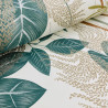 Papier peint vinyle sur intissé végétal vert et marron LOMA - Wall Fashion par Grandeco - A70702