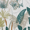 Papier peint vinyle sur intissé végétal vert et marron LOMA - Wall Fashion par Grandeco - A70702