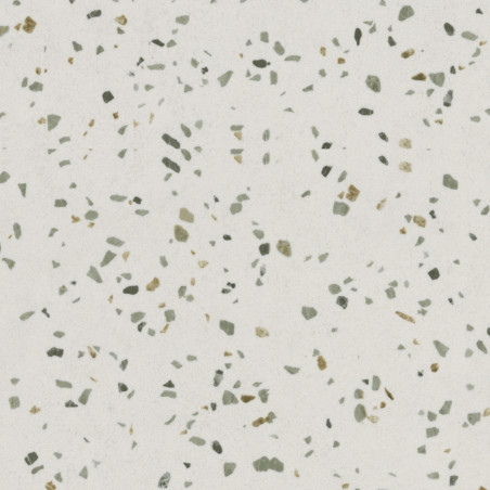 Sol Vinyle/PVC - 3m - terrazzo vert de gris et émeraude CONFETTI EMERALD - Primetex par Gerflor