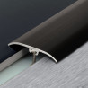 Seuil de porte invisible multi-niveaux - 270cm x 41mm - Brossé noir DINAFIX par Dinac