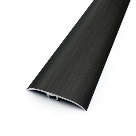 Seuil de porte invisible multi-niveaux - 270cm x 41mm - Brossé noir DINAFIX par Dinac