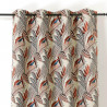 Prêt-à-Poser rideau - 140cmx250cm - végétal terracotta et bleu EDEN par Linder