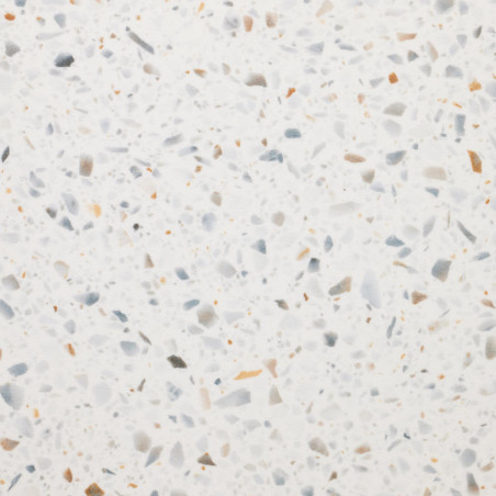 Sol Vinyle/PVC - 4m - terrazzo gris, bleu et terracotta MAIRA 525 - Superior Alegria par IVC