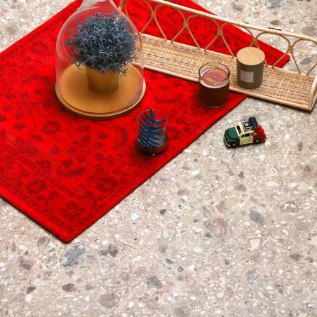 Sol Vinyle/PVC - 4m - terrazzo marron et beige CAPPELLA 535 -  Smart  Ultimate par IVC