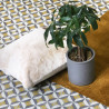 Sol Vinyle/PVC - 3m - carreaux de ciment gris et jaune WINSLOW 290M - Optima par Beauflor