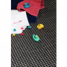 Sol Vinyle/PVC - 2m - carrelage noir et gris MOSAIQUE 999E - Delta Sintra par Beauflor