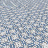 Sol Vinyle/PVC - 2m - carreaux de ciment bleu pétrole et blanc ALMA PEPS Booster par Gerflor