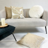 Coussin contemporain beige - SEMOLINA - 45x45cm - LEWIS par Dutch Decor