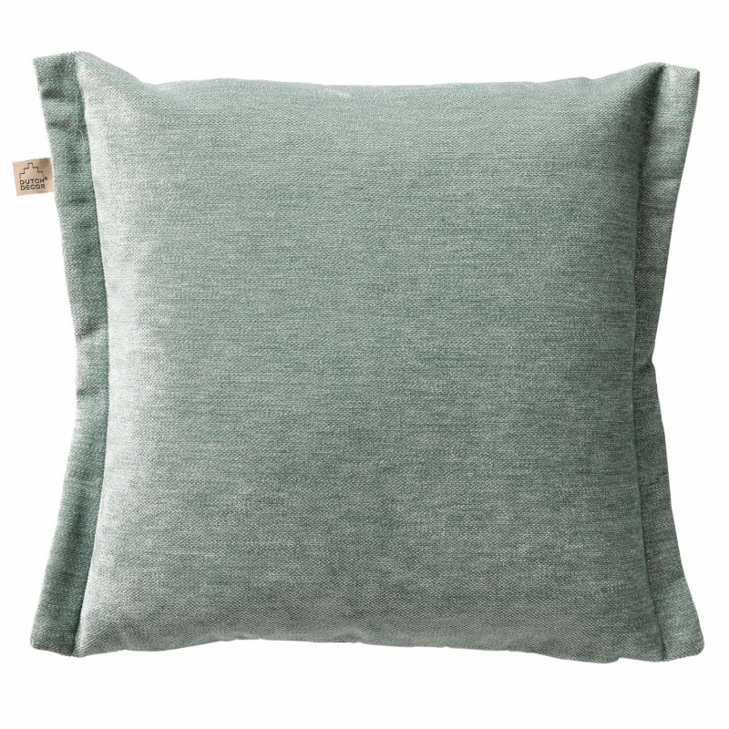 Coussin contemporain vert de gris - JADEITE - 45x45cm - LEWIS par Dutch Decor