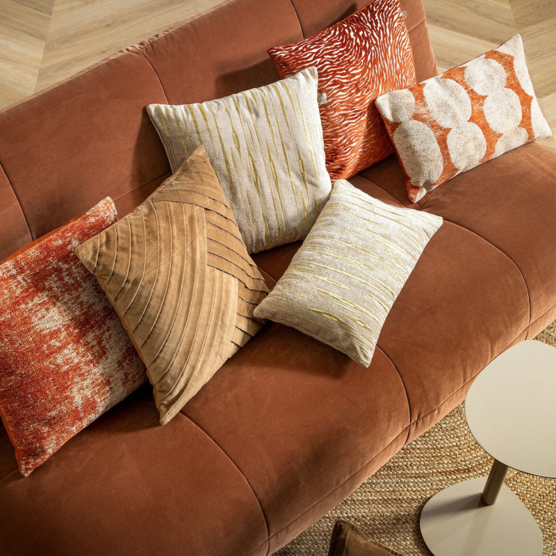 Coussin contemporain beige - SUMMER SAND - 30x50cm - CONNOR par Dutch Decor