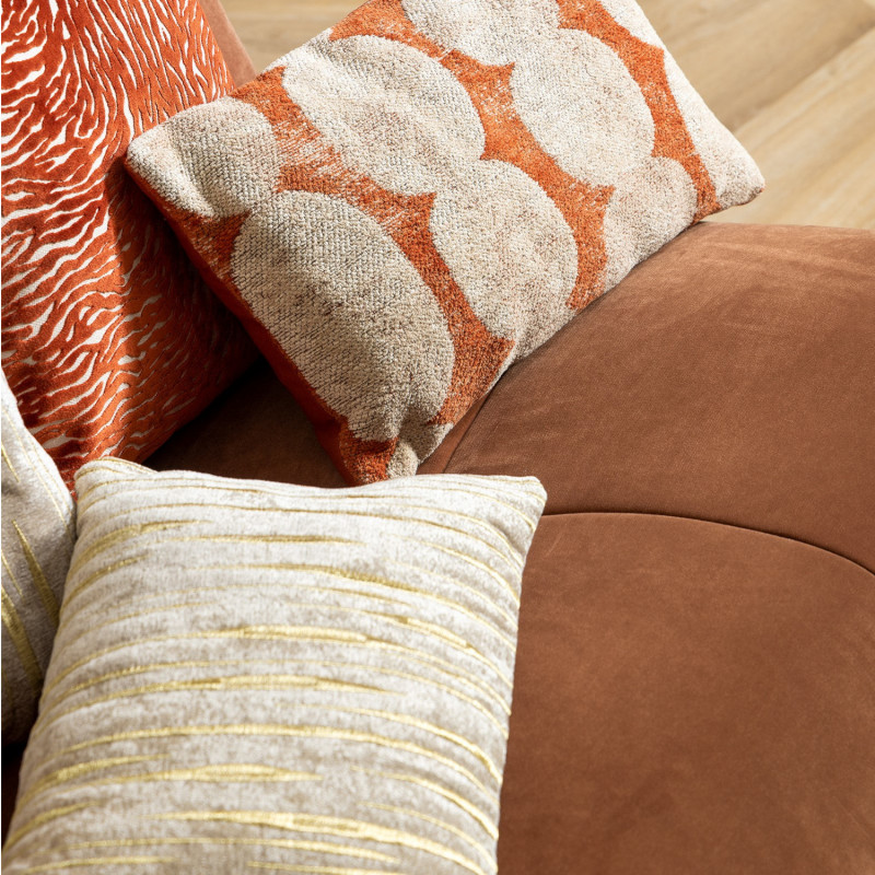 Coussin contemporain beige - SUMMER SAND - 30x50cm - CONNOR par Dutch Decor