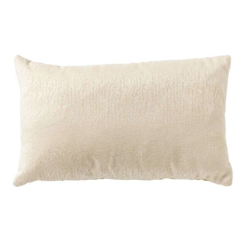 Coussin contemporain blanc - SNOW WHITE - 30x50cm - CONNOR par Dutch Decor