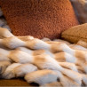 Coussin contemporain rose - CORK - 45x45cm - CARA par Dutch Decor